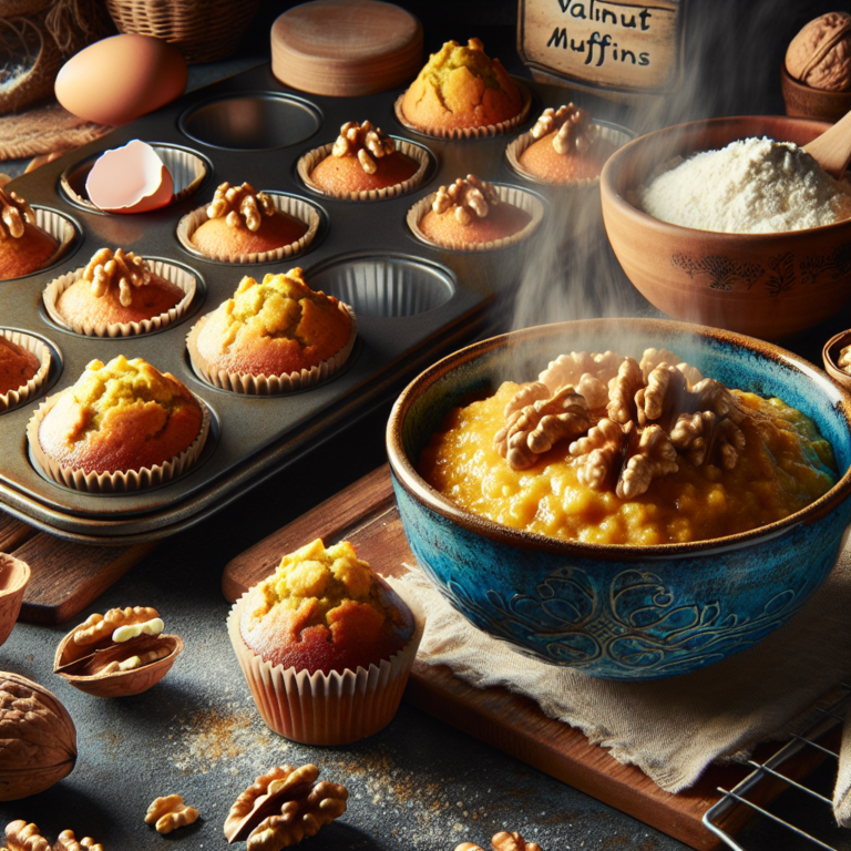 Deliciosos Muffins de Nuez: Receta Fácil y Rápida