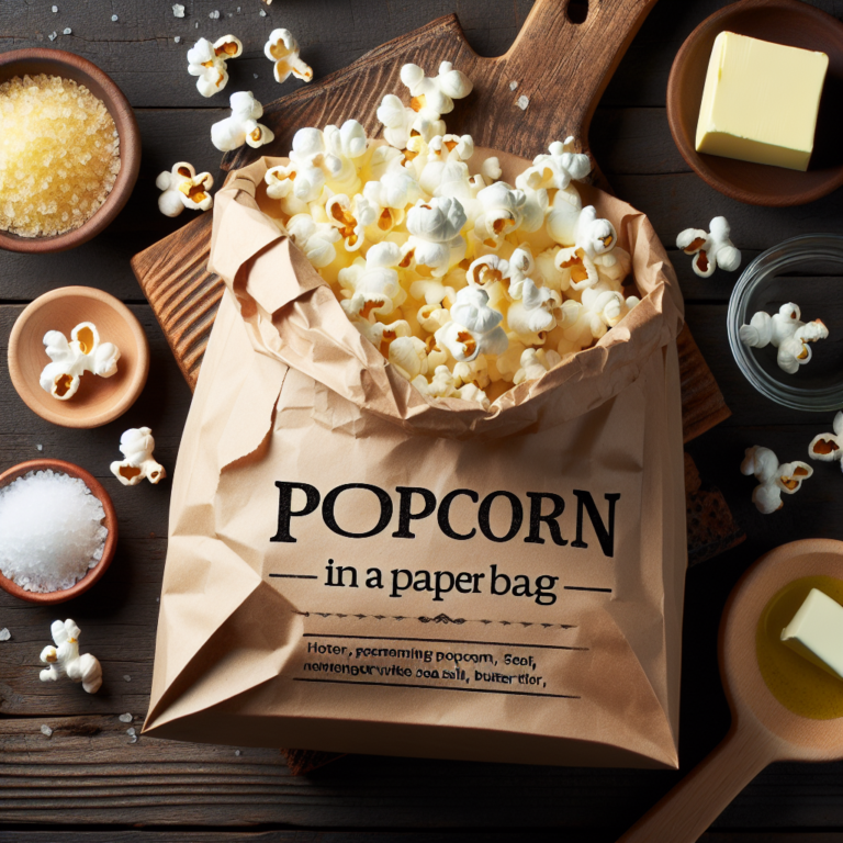 C&oacute;mo Hacer Palomitas en Bolsa de Papel: Receta F&aacute;cil y Deliciosa