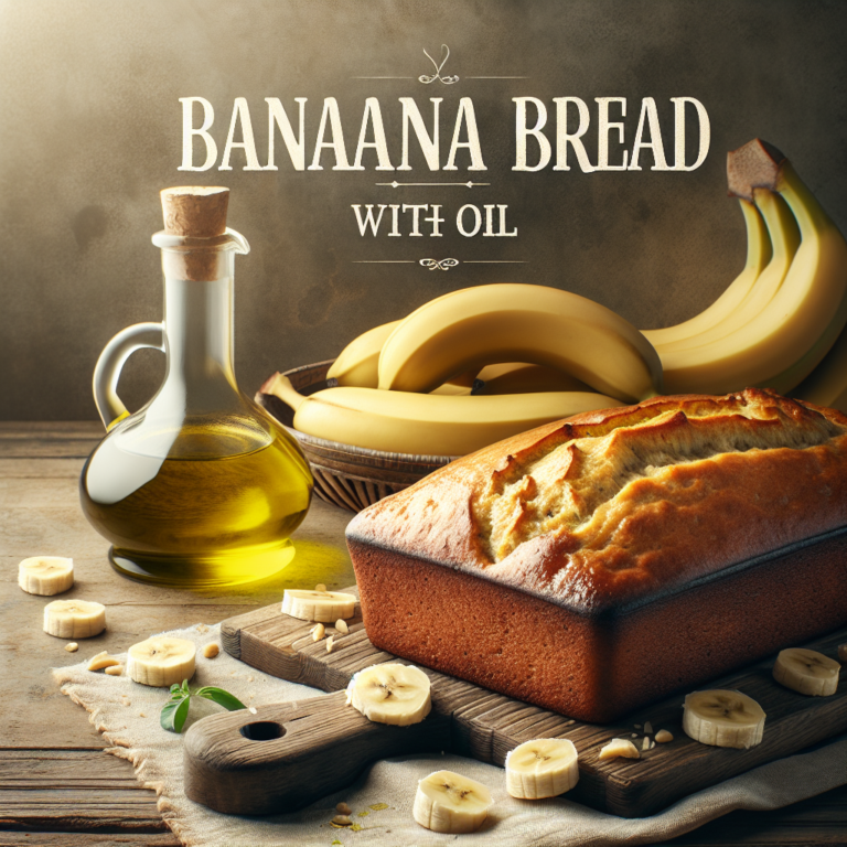 Delicioso pan de plátano con aceite: Receta fácil y saludable