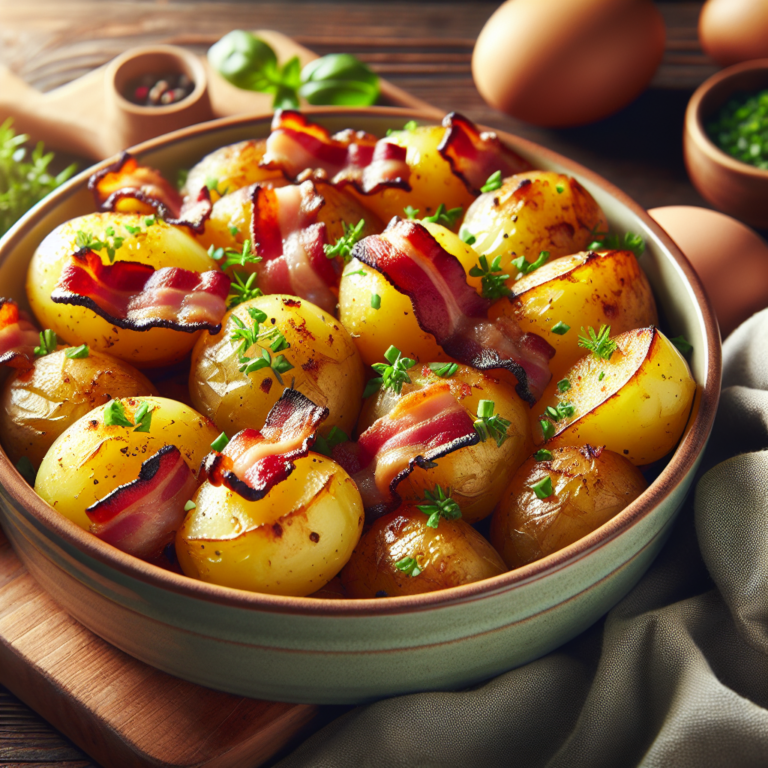 Deliciosas Papas al Horno con Tocino: Receta Fácil y Crujiente