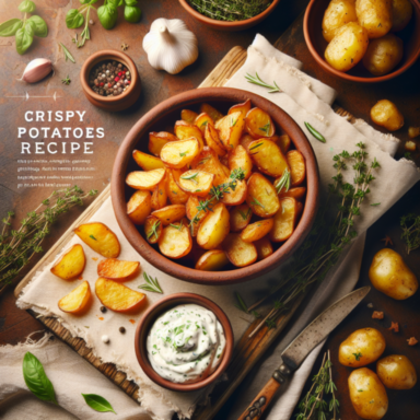 Deliciosas Papas Crispy: La Receta Perfecta para un Snack Irresistible