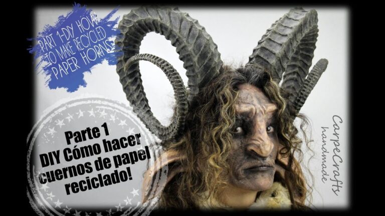 Cómo Hacer Cuernos de Papel de Forma Sencilla