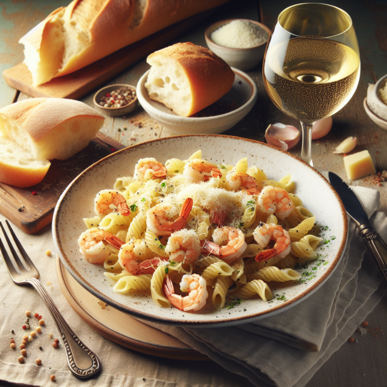 Deliciosa Pasta con Camarones a la Italiana: Receta Fácil y Rápida