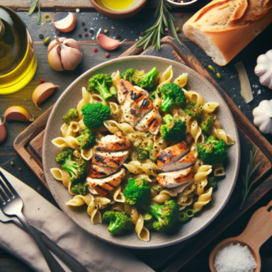 Deliciosa Receta de Pasta con Pollo y Brócoli: Rápida y Saludable