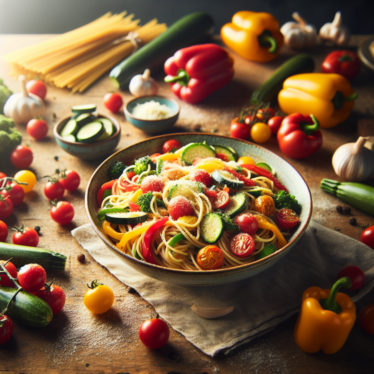 Deliciosa Receta de Pasta con Vegetales: Saludable y F&aacute;cil de Preparar