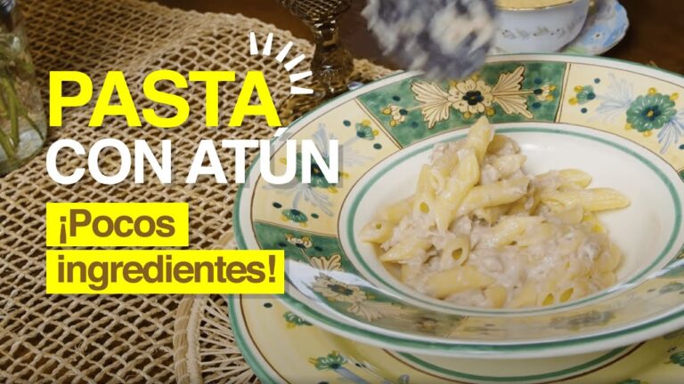 Deliciosa Pasta con Atún y Mayonesa: Receta Rápida y Sencilla