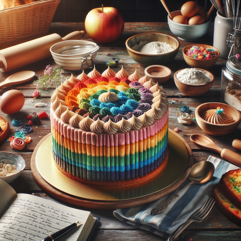 Deliciosa Receta de Pasteler&iacute;a Arcoiris: Un Postre Colorido y Saboroso para Sorprender a Todos
