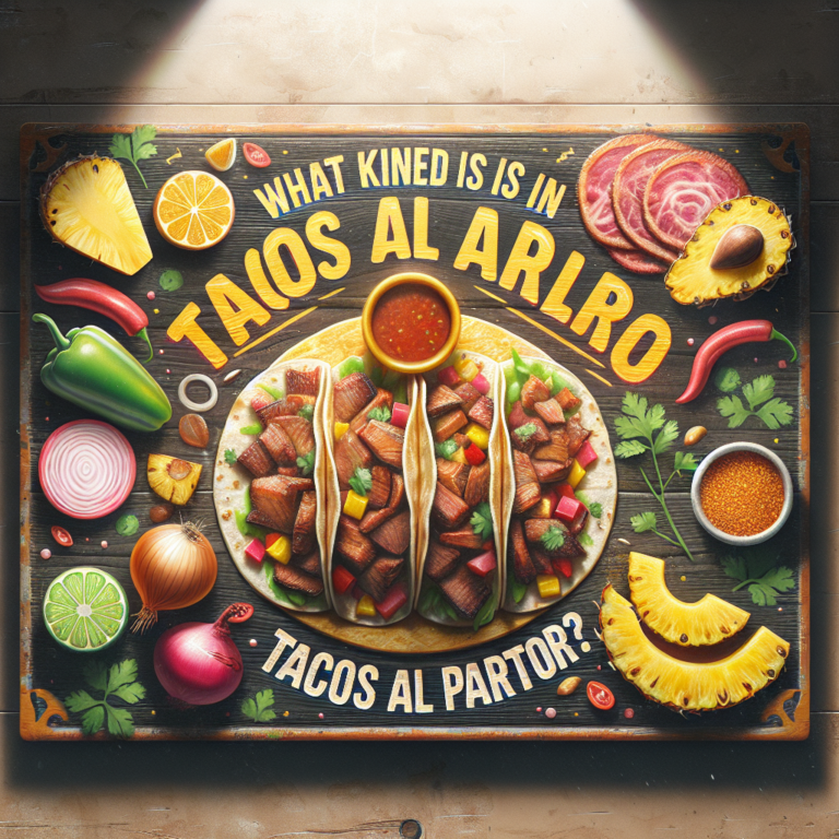 ¿Qué Carne Se Usa en el Tacos al Pastor? Descubre la Verdadera Receta Tradicional