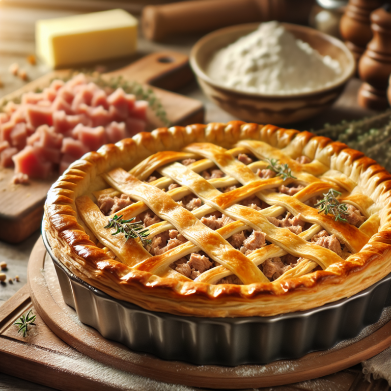 Delicioso Pay de At&uacute;n con Hojaldre: Receta F&aacute;cil y R&aacute;pida