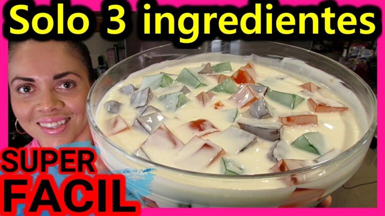 Deliciosa gelatina de yogurt y lechera: un postre cremoso y fácil