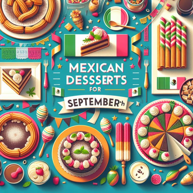 Deliciosos Postres Mexicanos para Celebrar el 15 de Septiembre