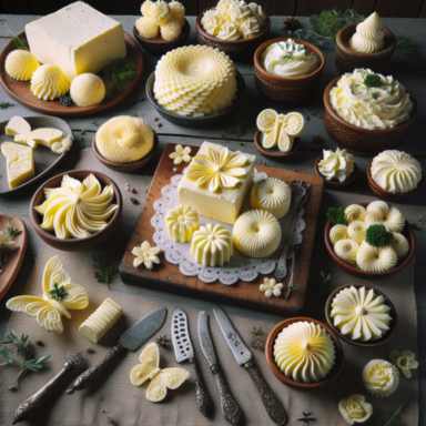 Deliciosas Presentaciones de Mantequilla: Ideas Creativas para Sorprender en tu Mesa