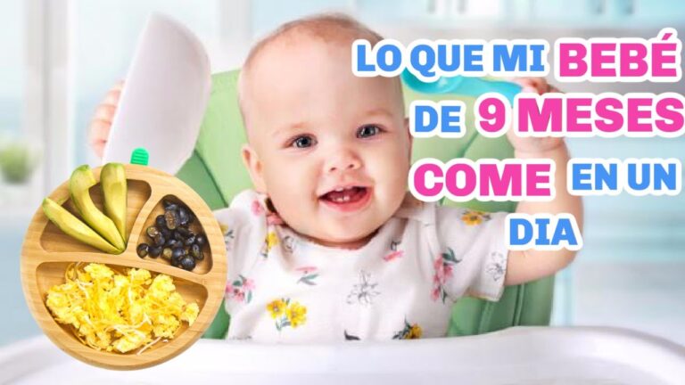 Alimentación ideal para un bebé de 9 meses