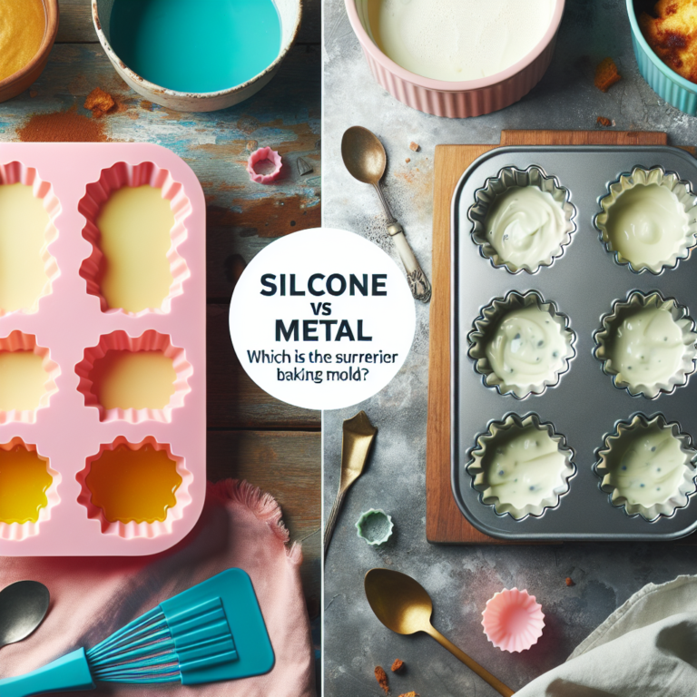 ¿Qué es mejor: molde de silicona o metal? Descubre la receta ideal para cada uno