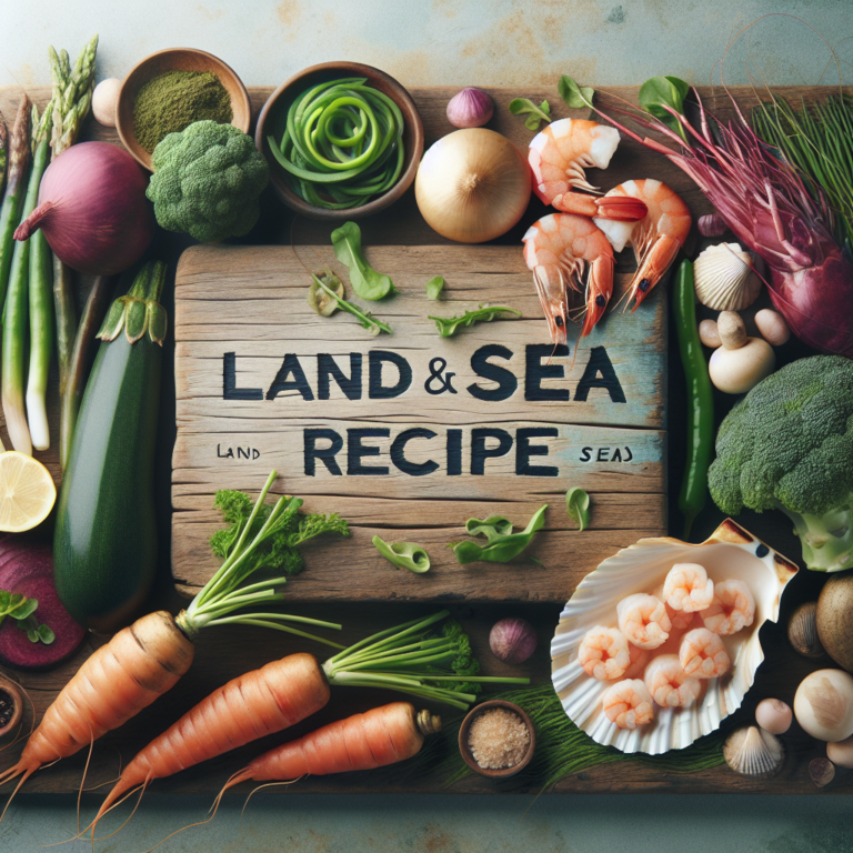 Deliciosa Receta Mar y Tierra: Fusi&oacute;n Perfecta de Sabores del Mar y la Tierra