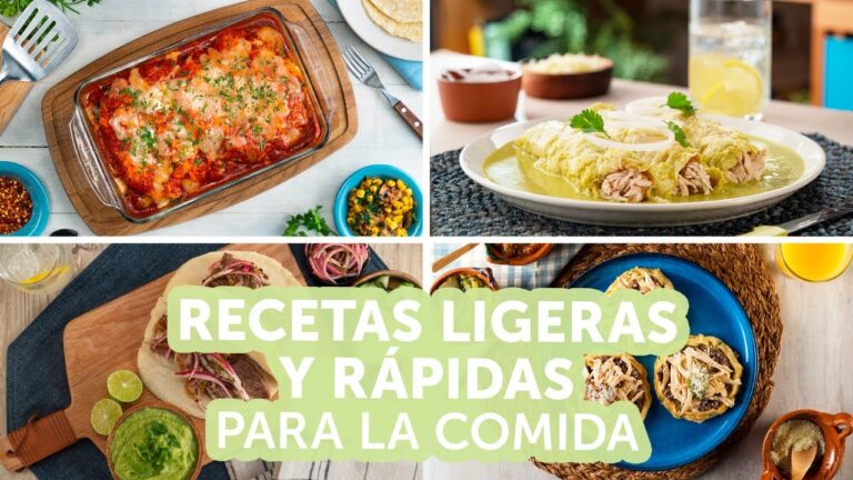 Comidas Ligeras y Rápidas: Delicias en Tiempo Récord