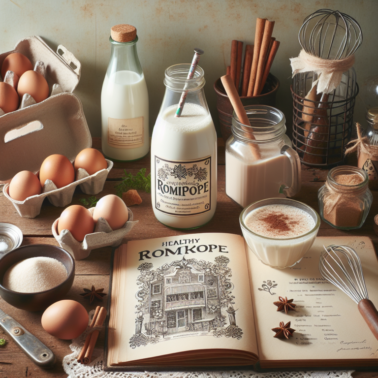 Rompope Saludable: Receta Deliciosa y Nutritiva para Disfrutar Sin Culpa