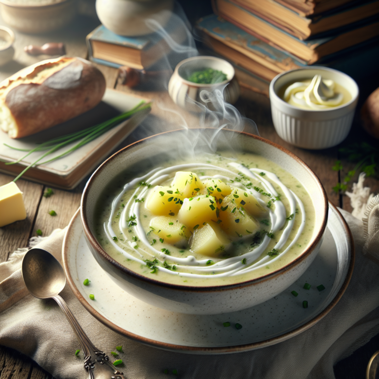Deliciosa Sopa de Papa Cremosa: Receta F&aacute;cil y R&aacute;pida para Calentar el Alma