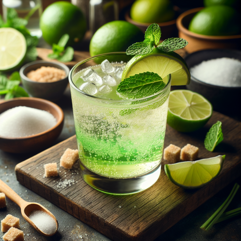 Receta Refrescante: C&oacute;mo Hacer un C&oacute;ctel con Sprite en Vidrio
