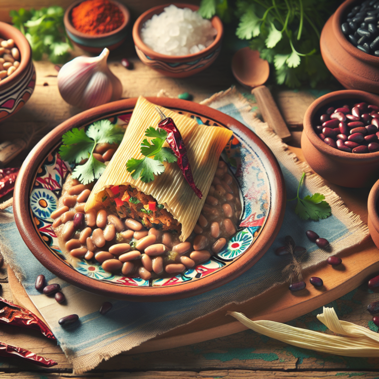 tamal de frijol receta