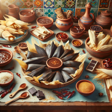 tamales de mole oaxaqueños
