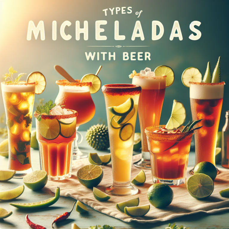 Descubre los Mejores Tipos de Micheladas con Cerveza: Recetas Fáciles y Deliciosas