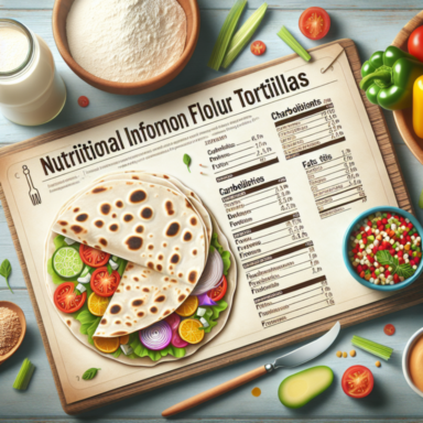 Todo sobre la Tortilla de Harina: Información Nutricional, Beneficios y Recetas
