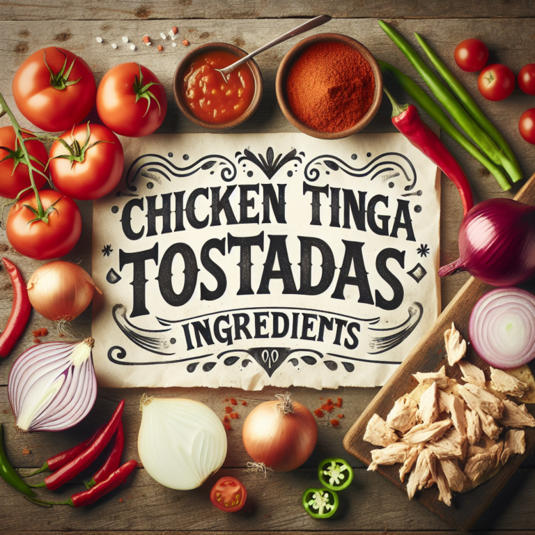 Deliciosas Tostadas de Tinga de Pollo: Ingredientes y Receta Fácil