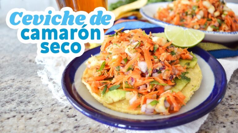 Ceviche de Camar&oacute;n Seco al Estilo Nayarit: Sabor Costero en tu Mesa