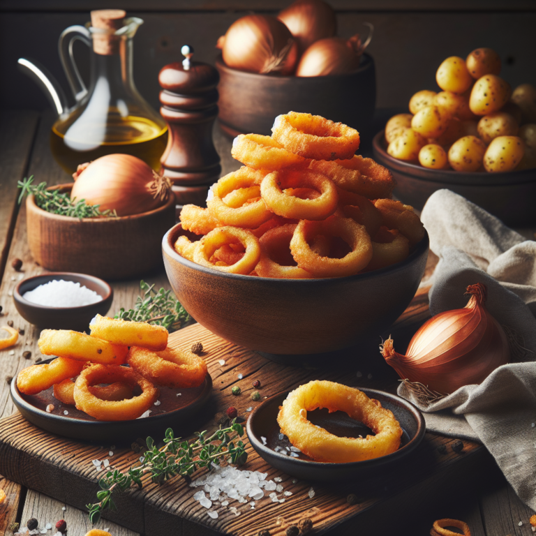 aros de cebolla papitas