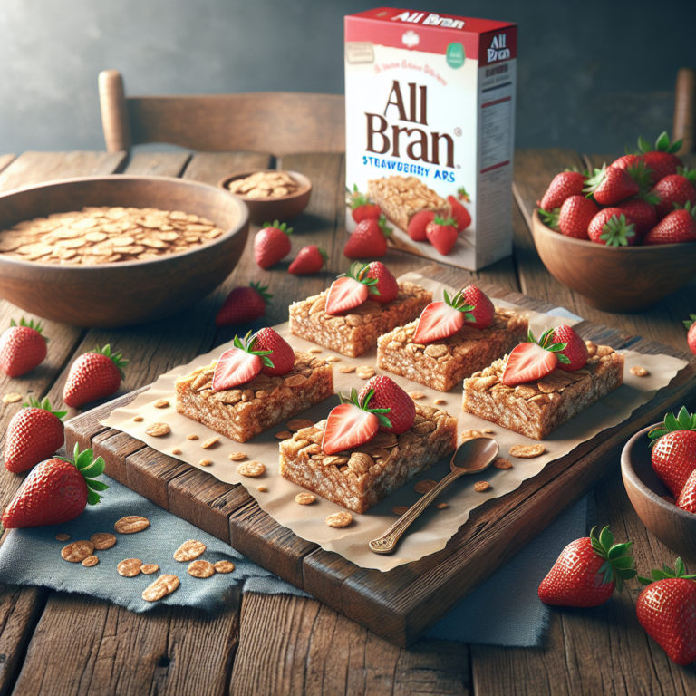 Deliciosas Barritas All Bran de Fresa: Receta Saludable y Nutritiva