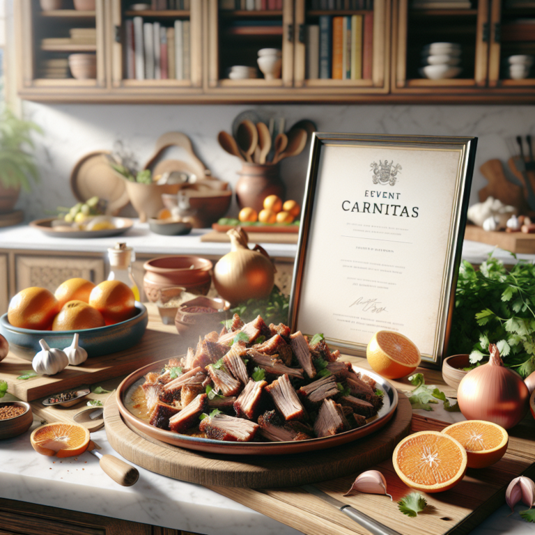 Deliciosas Carnitas para Eventos: Receta Fácil y Perfecta para Celebraciones