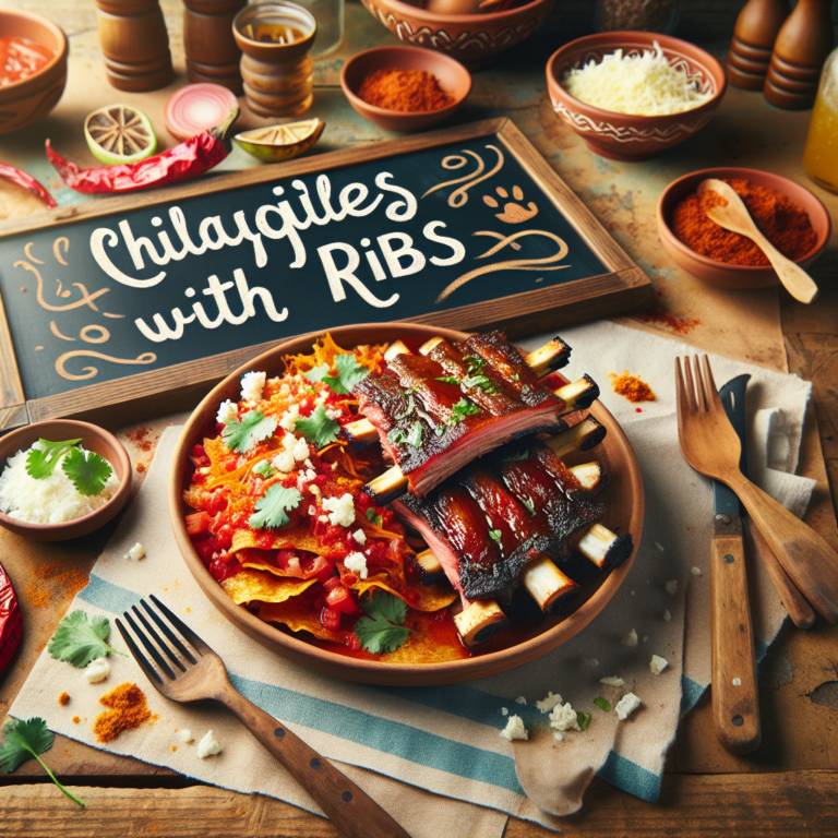 ¡Claro! Aquí tienes un título SEO optimizado para la keyword “chilaquiles con costilla”: Deliciosos Chilaquiles con Costilla: Receta Fácil y Rápida Este título incluye la keyword principal y añade un toque atractivo que puede incentivar a los usuarios a hacer clic