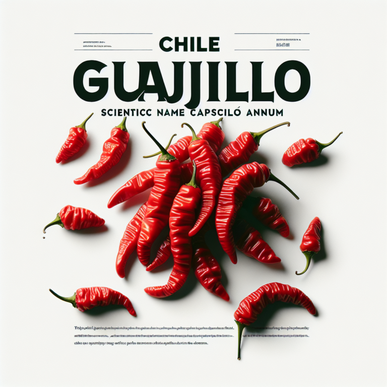 chile guajillo nombre científico