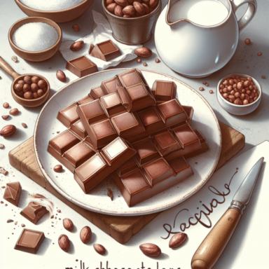 chocolate con leche en barra
