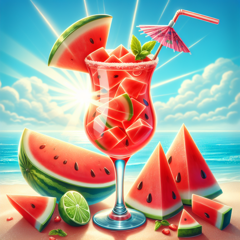 Delicioso Coctel de Tequila con Sand&iacute;a: Refresca tu Verano