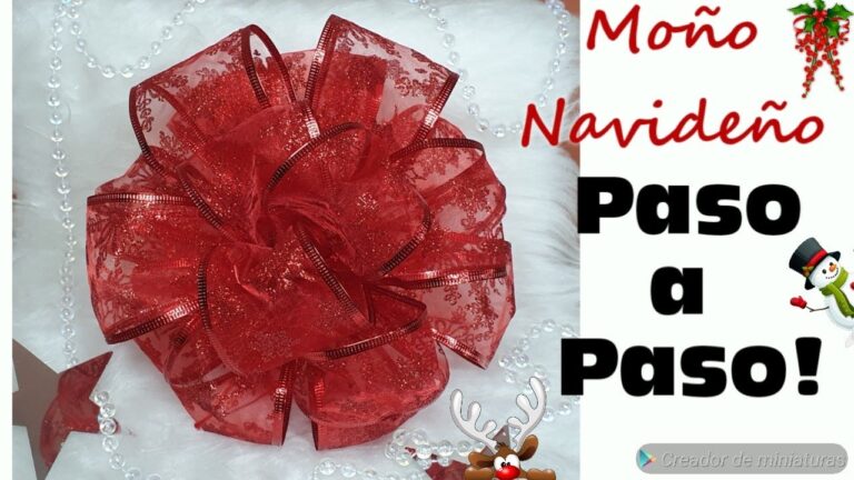 Guía Rápida para Hacer Moños Navideños Perfectos