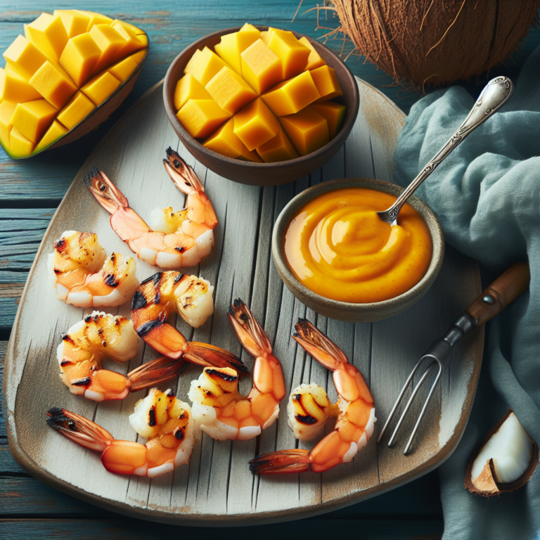 Receta F&aacute;cil: C&oacute;mo Hacer Salsa de Mango para Camarones al Coco