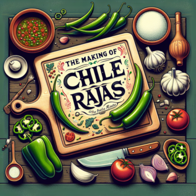 cómo se hacen los chiles en rajas