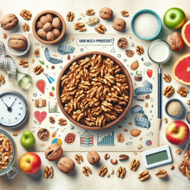 cuanta proteina tiene la nuez