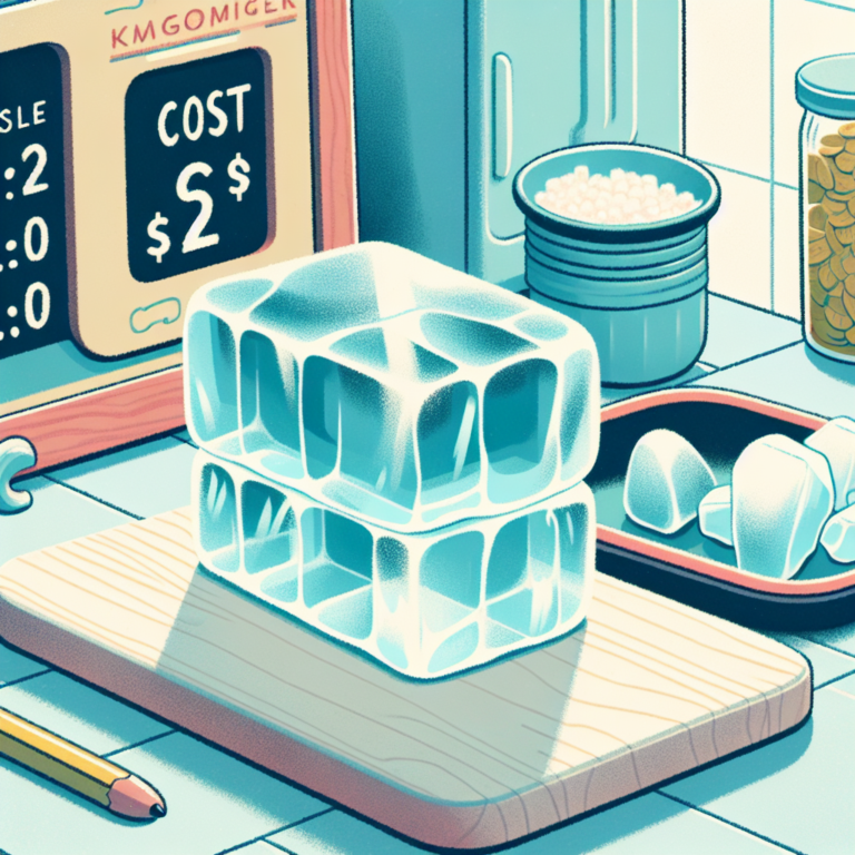 **”¿Cuánto Cuesta una Barra de Hielo? Descubre la Receta y Costos de Tu Bebida Favorita”**