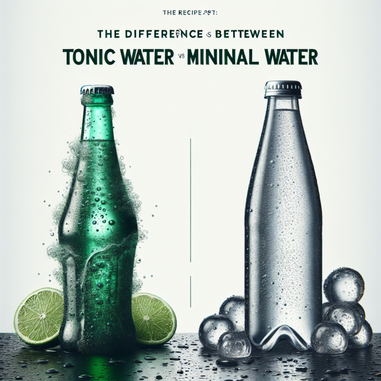 Diferencias Clave entre Agua Tónica y Agua Mineral: ¿Cuál Debes Elegir?