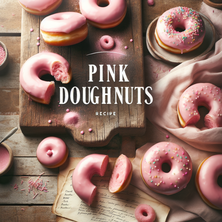 Deliciosas Donas Rosas: Receta F&aacute;cil y R&aacute;pida para Sorprender a Todos