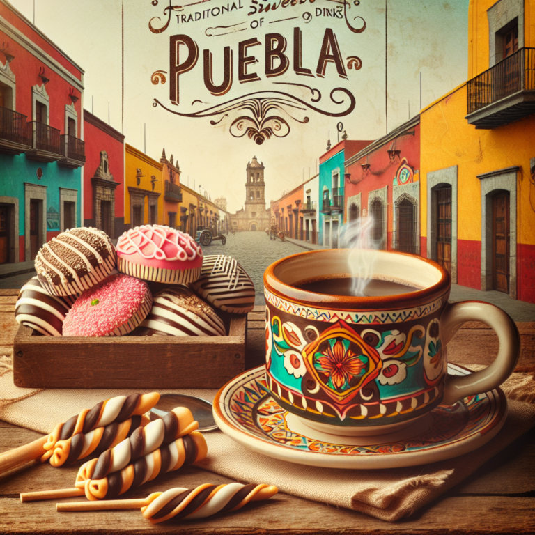Dulces y Bebidas T&iacute;picas de Puebla: Recetas Aut&eacute;nticas para Saborear Tradiciones
