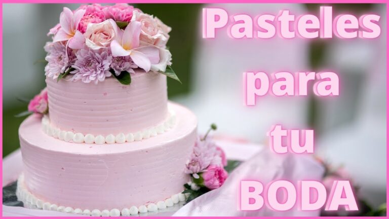 Pasteles Sencillos y Elegantes para Bodas