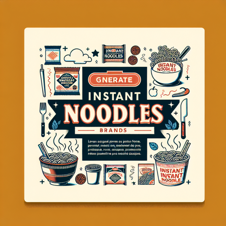 Las Mejores Marcas de Fideos Instant&aacute;neos: Recetas Deliciosas y R&aacute;pidas