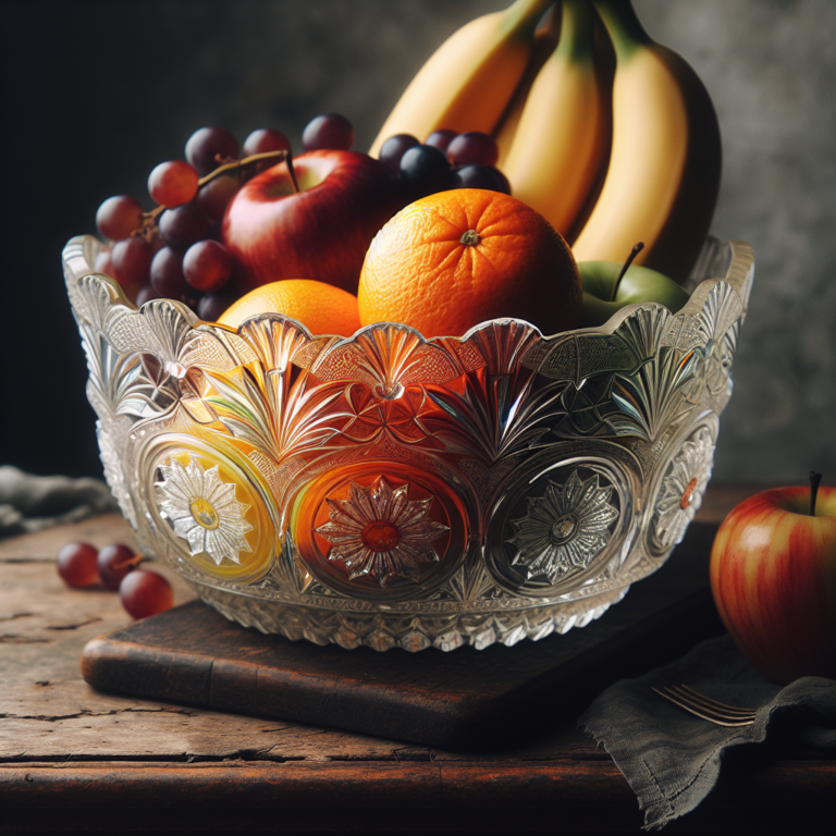 Deliciosas Recetas para Sorpresas en tu Frutero de Cristal Cortado