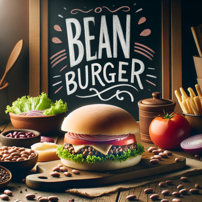 Deliciosa Hamburguesa de Frijol: Receta Saludable y Fácil de Preparar