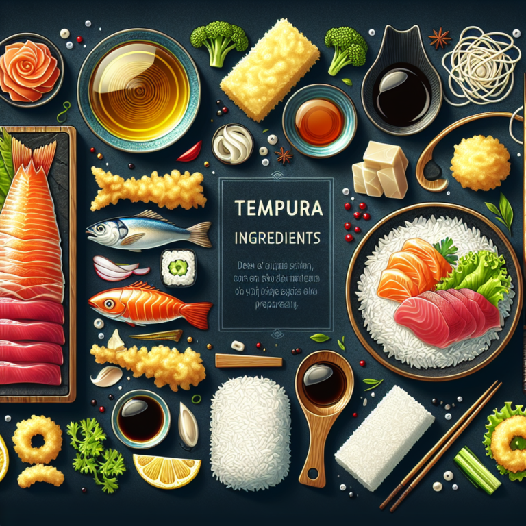 Ingredientes de Sushi Tempura: Descubre la Receta Perfecta y Deliciosa