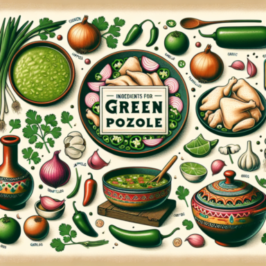 Ingredientes para Pozole Verde de Pollo: Receta Tradicional Paso a Paso